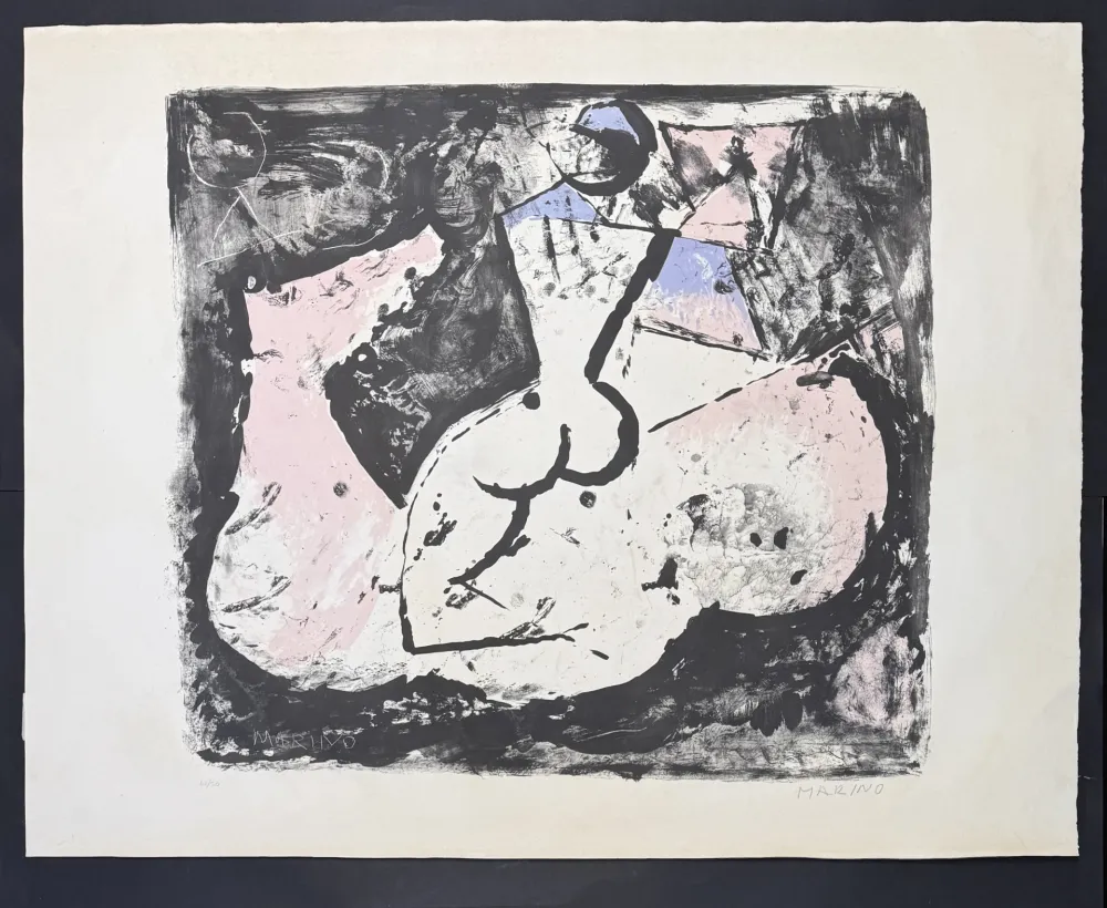 リトグラフ Marini - Marino Marini (1901–1980) - Cavallo e cavaliere - lithograph on paper - 1965