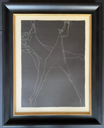 リトグラフ Marini - Marino Marini (1901 – 1980) - Giochi a cavallo - lithograph on paper - 1953