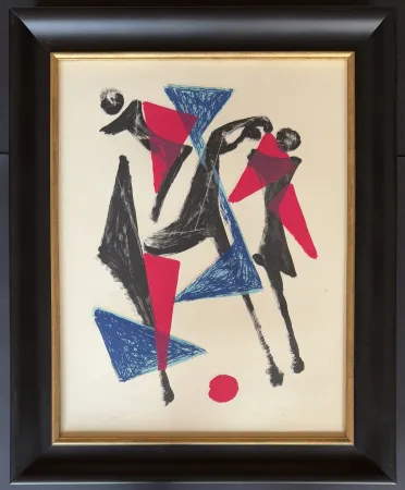 リトグラフ Marini - Marino Marini (1901 - 1980) - LE CHEVAL AU MANEGE - Color lithograph on paper - 1953