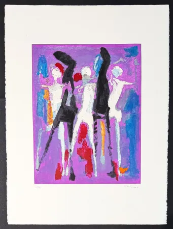 彫版 Marini - Marino Marini (1901–1980) - MARINO FROM SHAKESPEARE II - Color drypoint etching and aquatint on paper - 1978