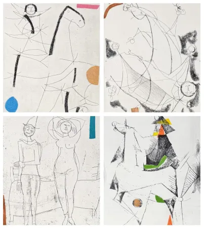 彫版 Marini - Marino Marini (1901–1980) - Tout près de Marino - 10 aquatint etchings on paper - 1971