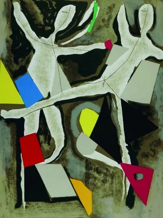 リトグラフ Marini - Personagges du sacre du printemps IV