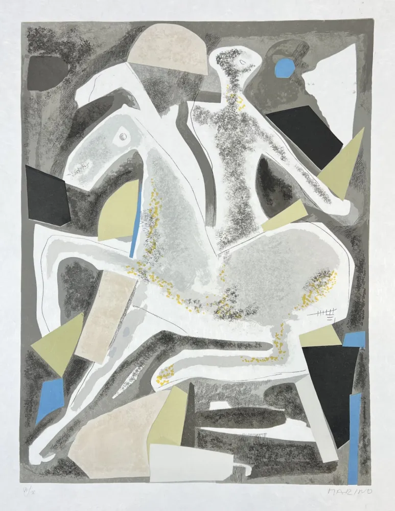 リトグラフ Marini - PERSONNAGES DU SACRE DU PRINTEMPS III