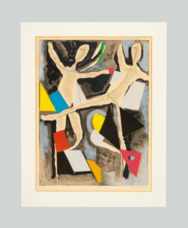 リトグラフ Marini - Personnages du Sacre du Printemps IV