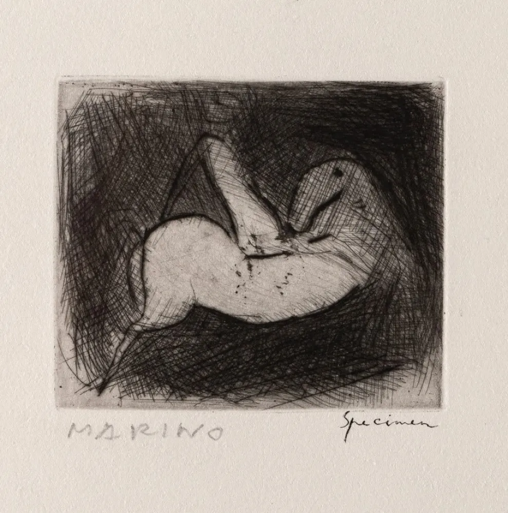 エッチング Marini - Piccolo Cavaliere