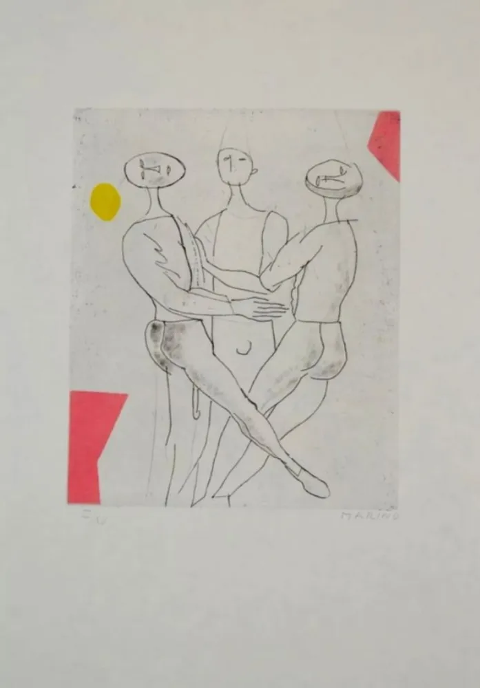 エッチングと　アクチアント Marini - Portfolio A-136 Giocolieri