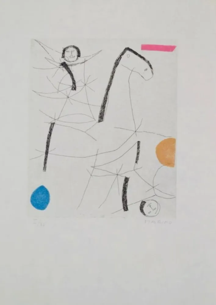 エッチングと　アクチアント Marini - Portfolio A-137 Toute De Marino