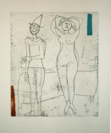 エッチングと　アクチアント Marini - Tout près de Marino