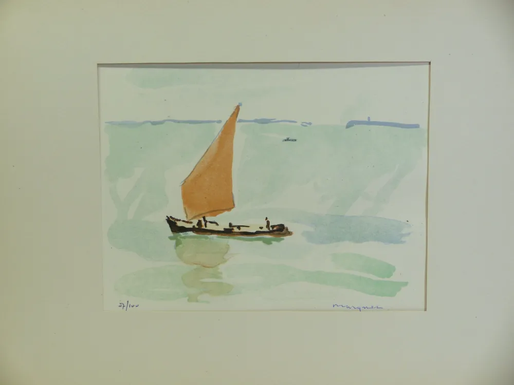 リトグラフ Marquet - Dix estampes originales. 1947. 