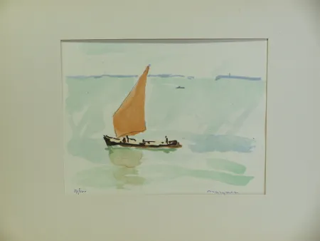 リトグラフ Marquet - Dix estampes originales. 1947. 