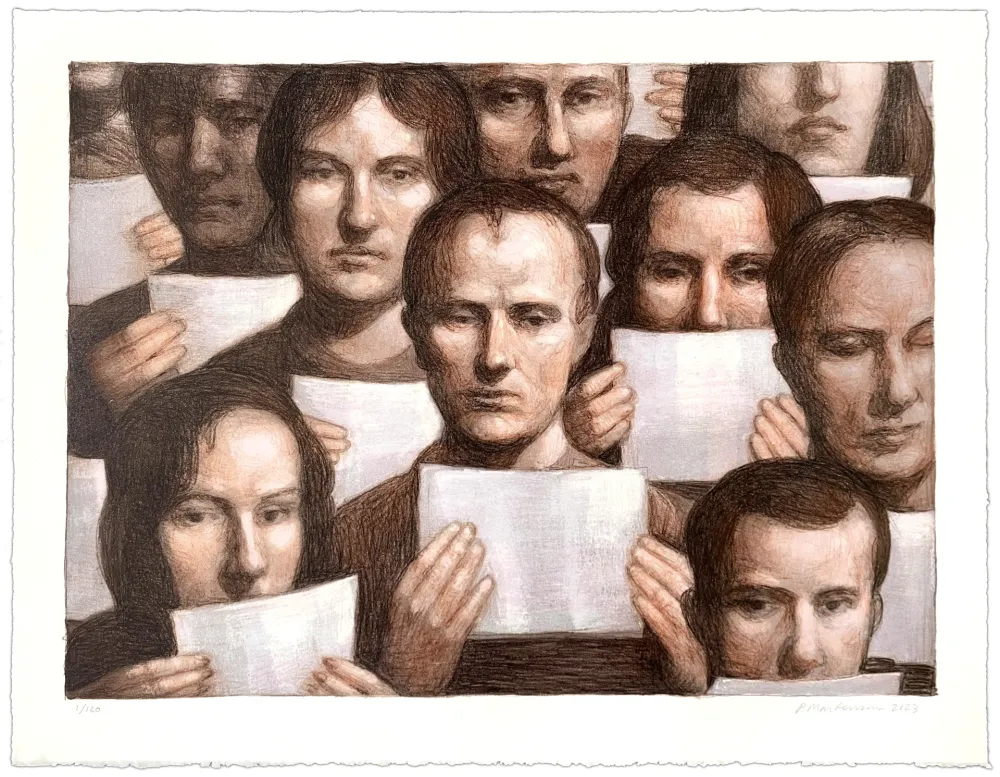 リトグラフ Martensen - Statement