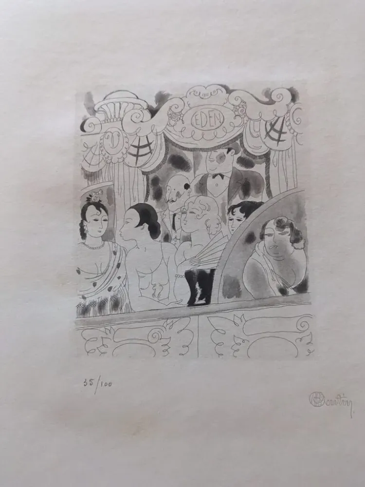 エッチングと　アクチアント Martin - La Petite Infante