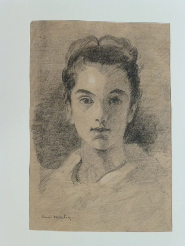 技術的なありません Martin - Portrait de jeune fille 