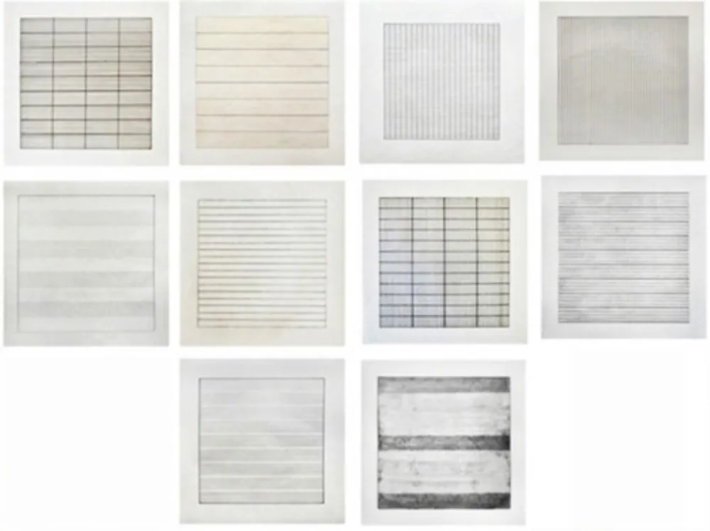 リトグラフ Martin - Untitled (from Paintings and Drawings: 1974-1990)