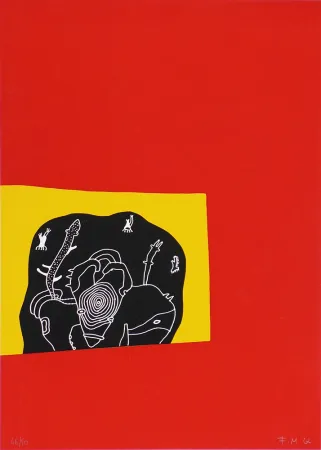 シルクスクリーン Martínez García - Sin Titulo