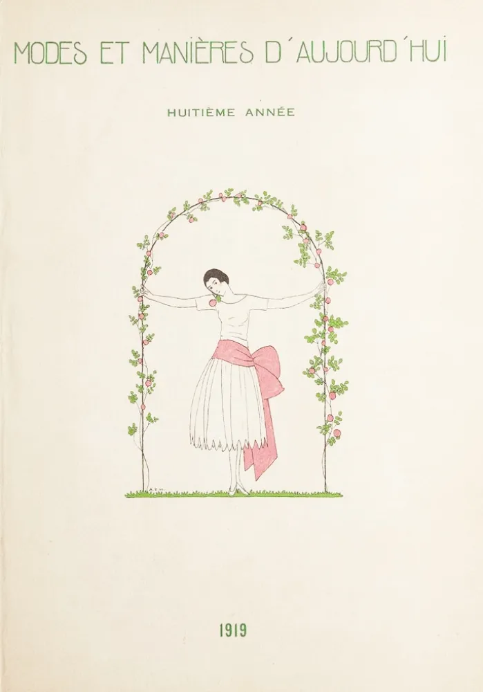 挿絵入り本 Marty - MODES ET MANIÈRES D'AUJOURD' HUI. Huitième Année. 1919