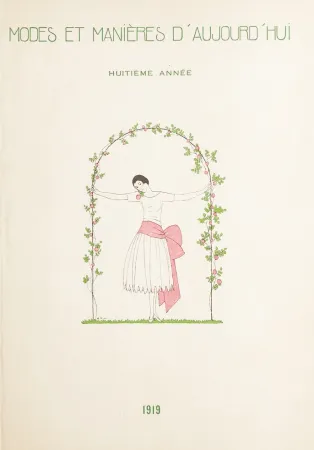 挿絵入り本 Marty - MODES ET MANIÈRES D'AUJOURD' HUI. Huitième Année. 1919