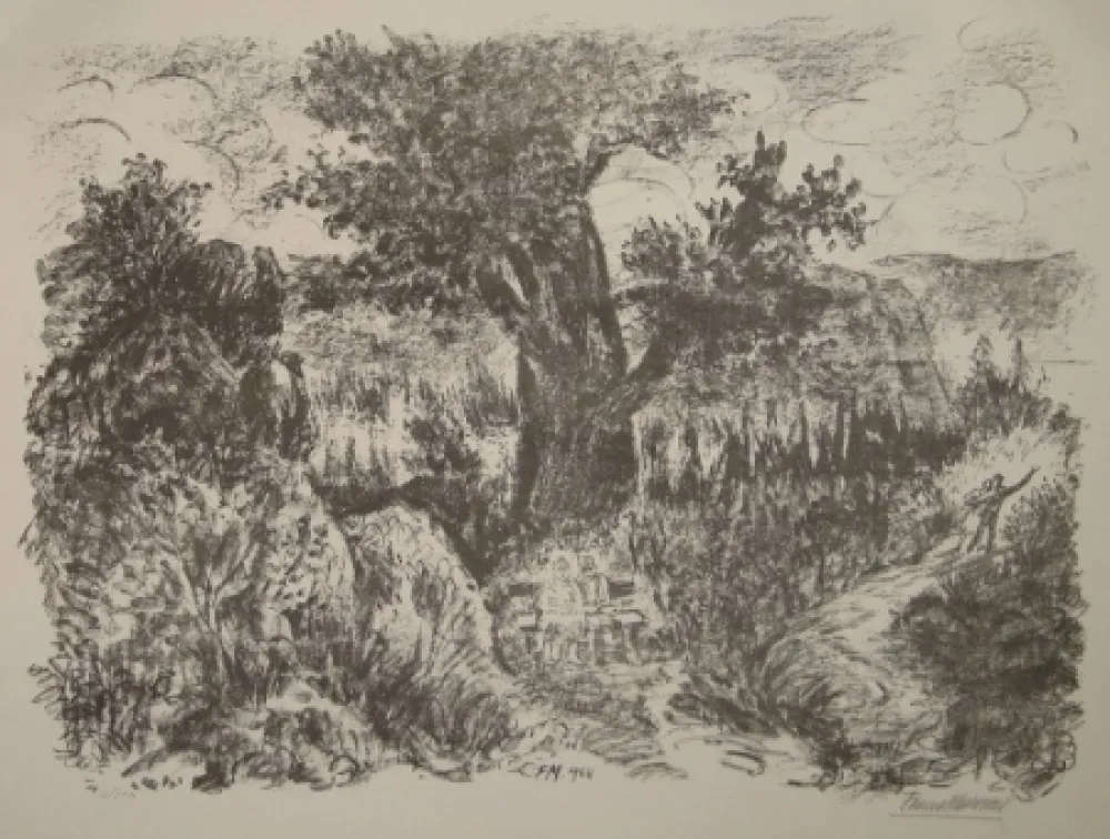 リトグラフ Masereel - (Das Alter)