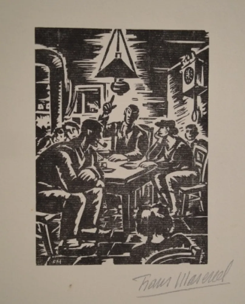 木版 Masereel - Emile Zola, Germinal