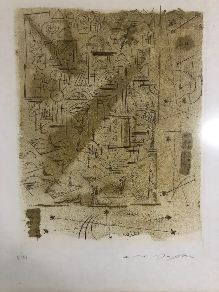 多数の Masson - Abstract composition I, ca.