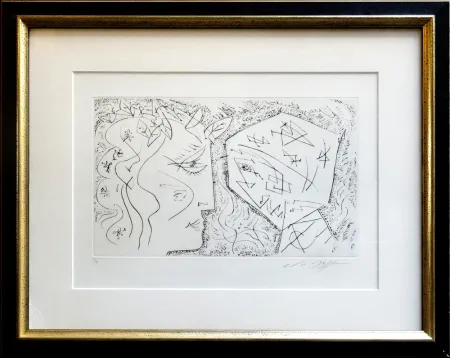 エッチング Masson - Apollon et Dionysos