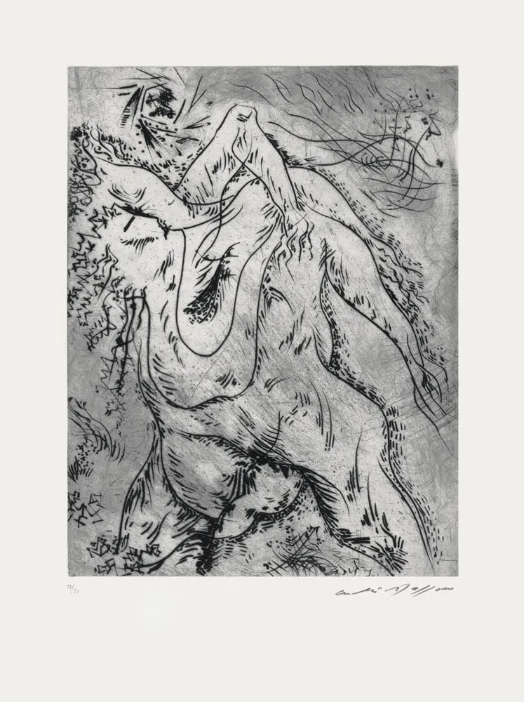 エッチング Masson - Arbres enlacés