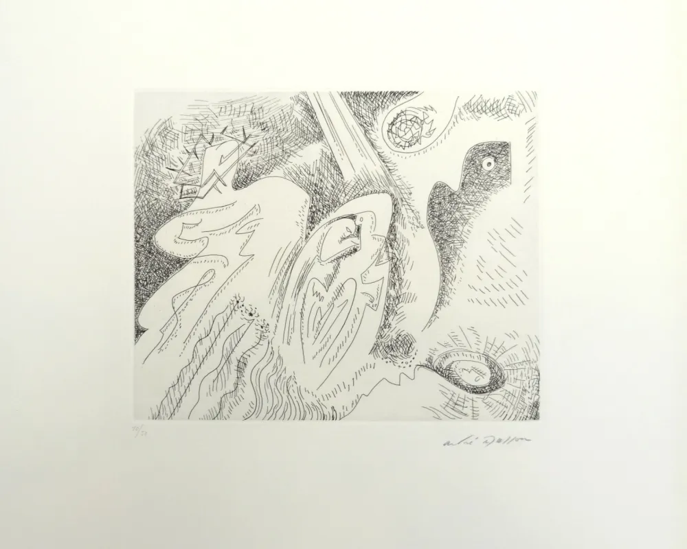 エッチング Masson - Cérémonie gnostique