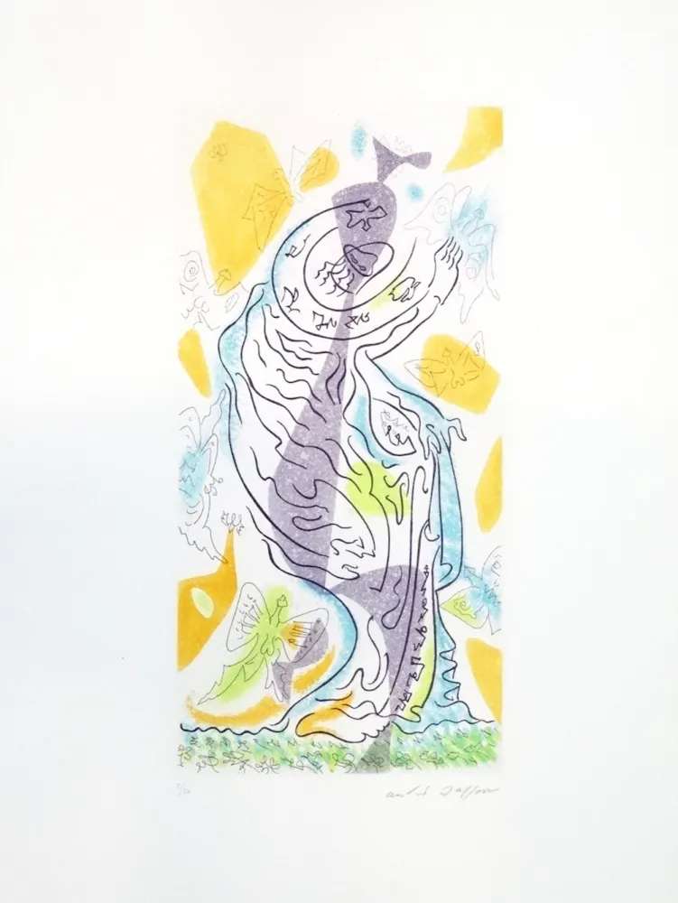 エッチング Masson - Charmeuses de papillons 