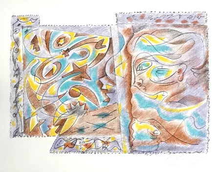 リトグラフ Masson - Composition