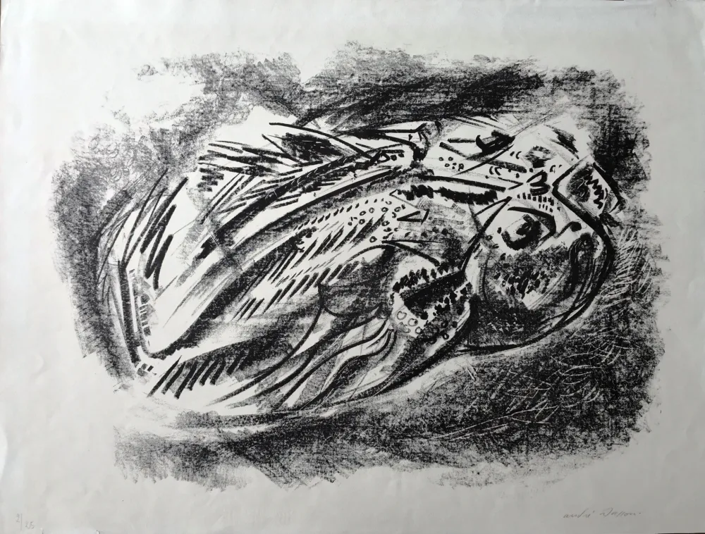 リトグラフ Masson - Composition 3