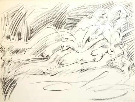 リトグラフ Masson - Couple étendu