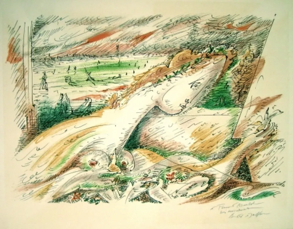 リトグラフ Masson - Dalia from “Je rêve” Portfolio