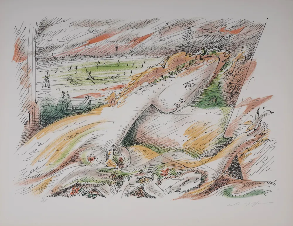 リトグラフ Masson - Dalila. 1975 - Hand-signed & numbered!