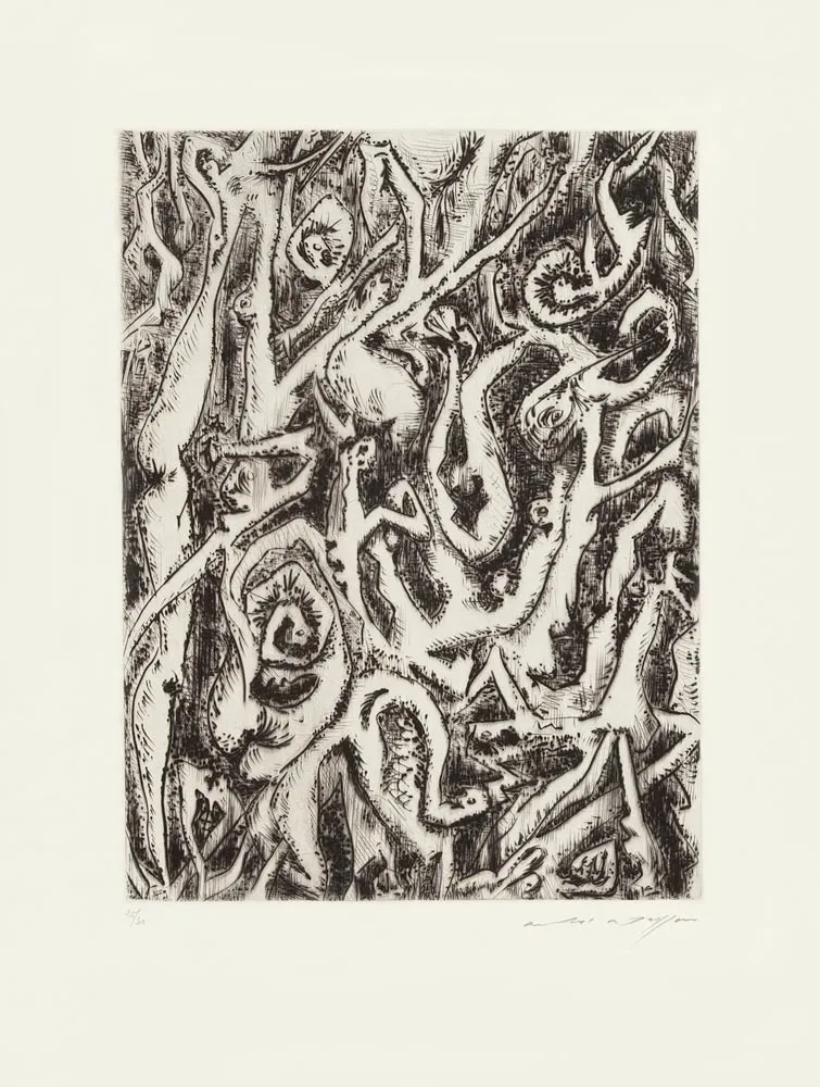 エッチング Masson - Êtres enchevêtrés