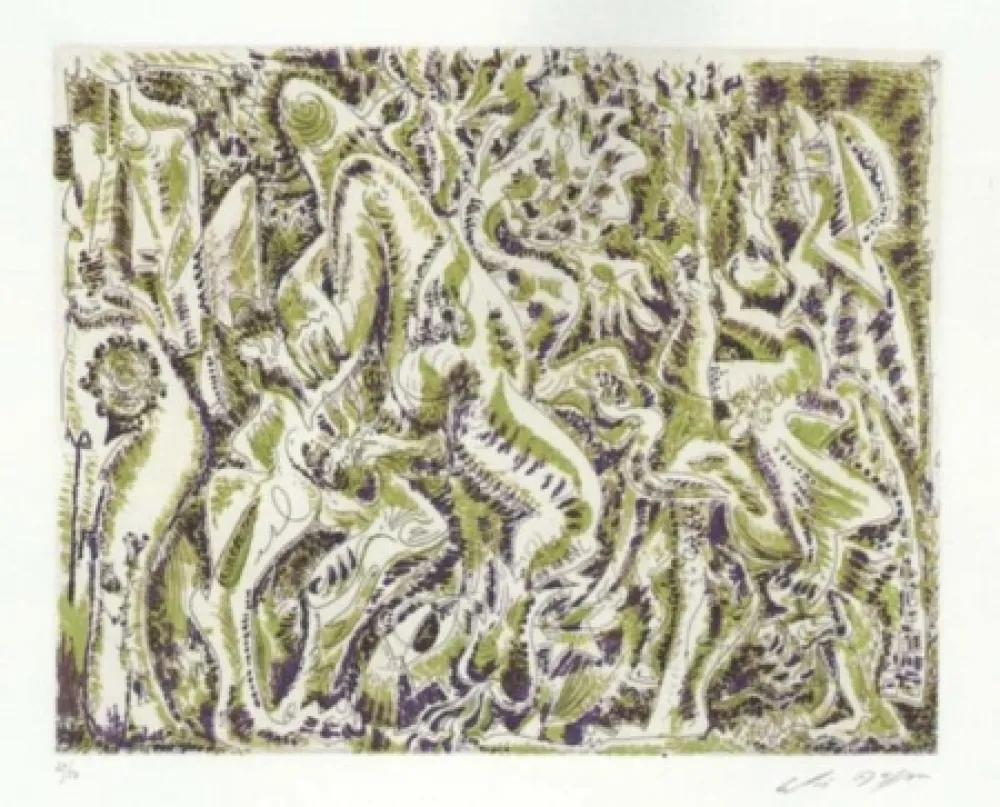 エッチングと　アクチアント Masson - Garden party