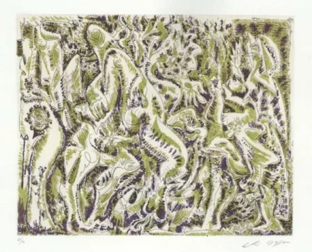 エッチングと　アクチアント Masson - Garden party