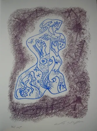 リトグラフ Masson - Jean Cassou: vingt-deux poèms