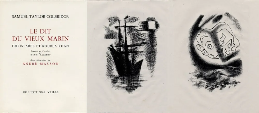 挿絵入り本 Masson - LA CHANSON DU VIEUX MARIN.24 lithographies originales.