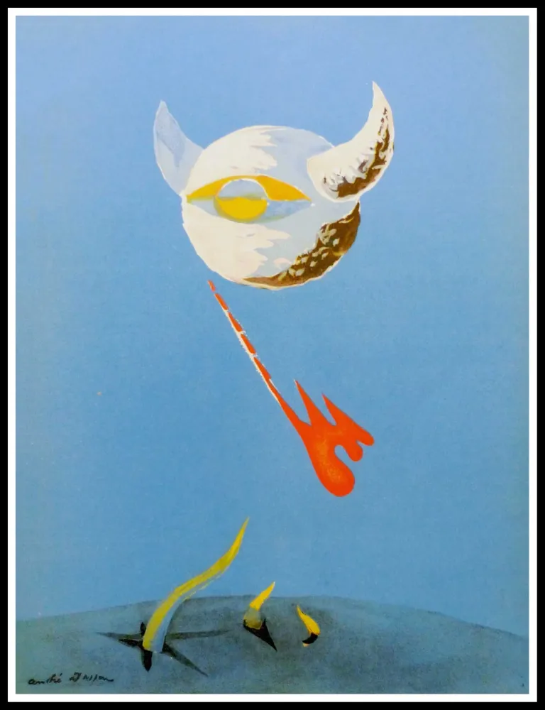 リトグラフ Masson - LA LUNE