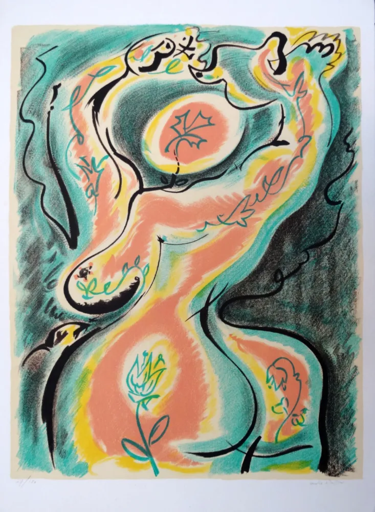 リトグラフ Masson - La métamorphose de la femme