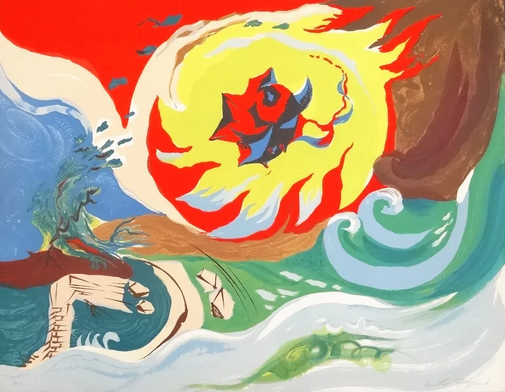 リトグラフ Masson - La vague du futur