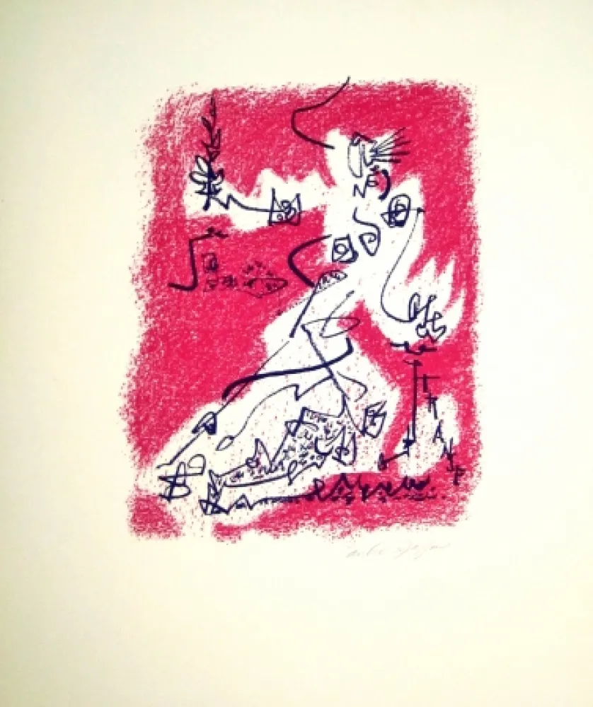 リトグラフ Masson - Le départ