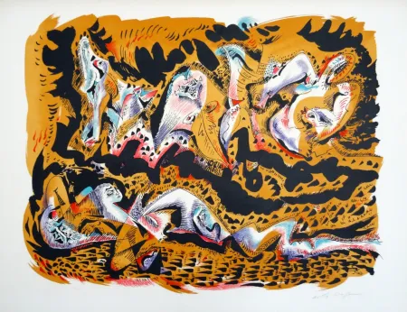 リトグラフ Masson - Le sommeil