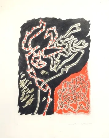 リトグラフ Masson - Les Érophages