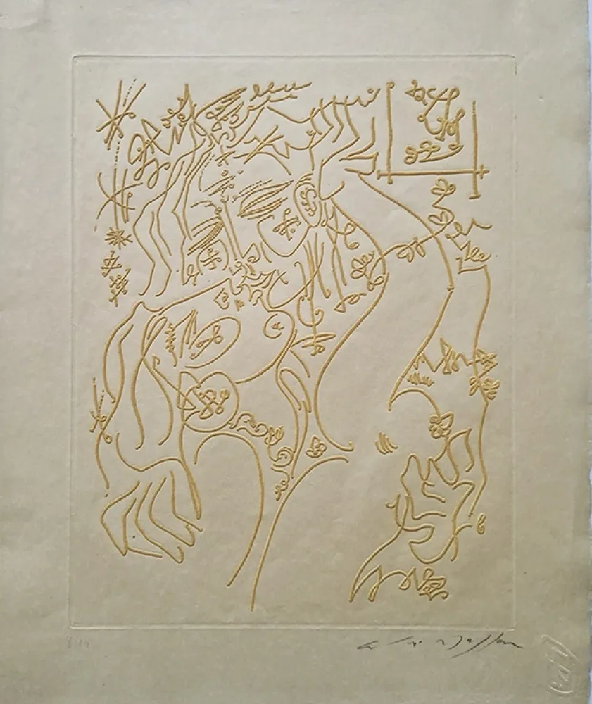 エッチング Masson - Les Erophages