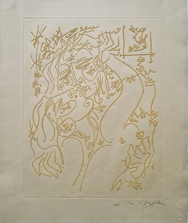 エッチング Masson - Les Erophages