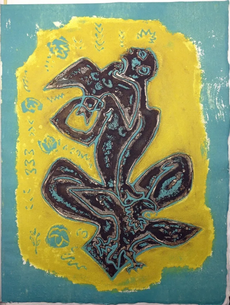 挿絵入り本 Masson - LES HAIN-TENY. 16 eaux-fortes et reliefs en couleurs.