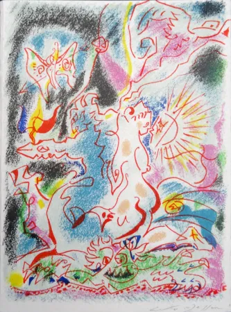 リトグラフ Masson - Les incertitudes de Psyché 