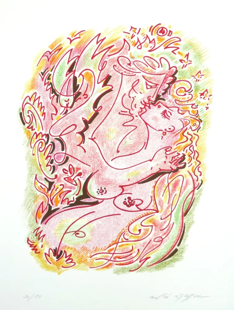 リトグラフ Masson - Les sonnets de Louise Labé 3