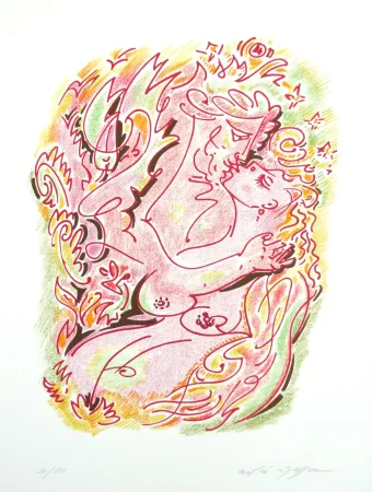 リトグラフ Masson - Les sonnets de Louise Labé 3